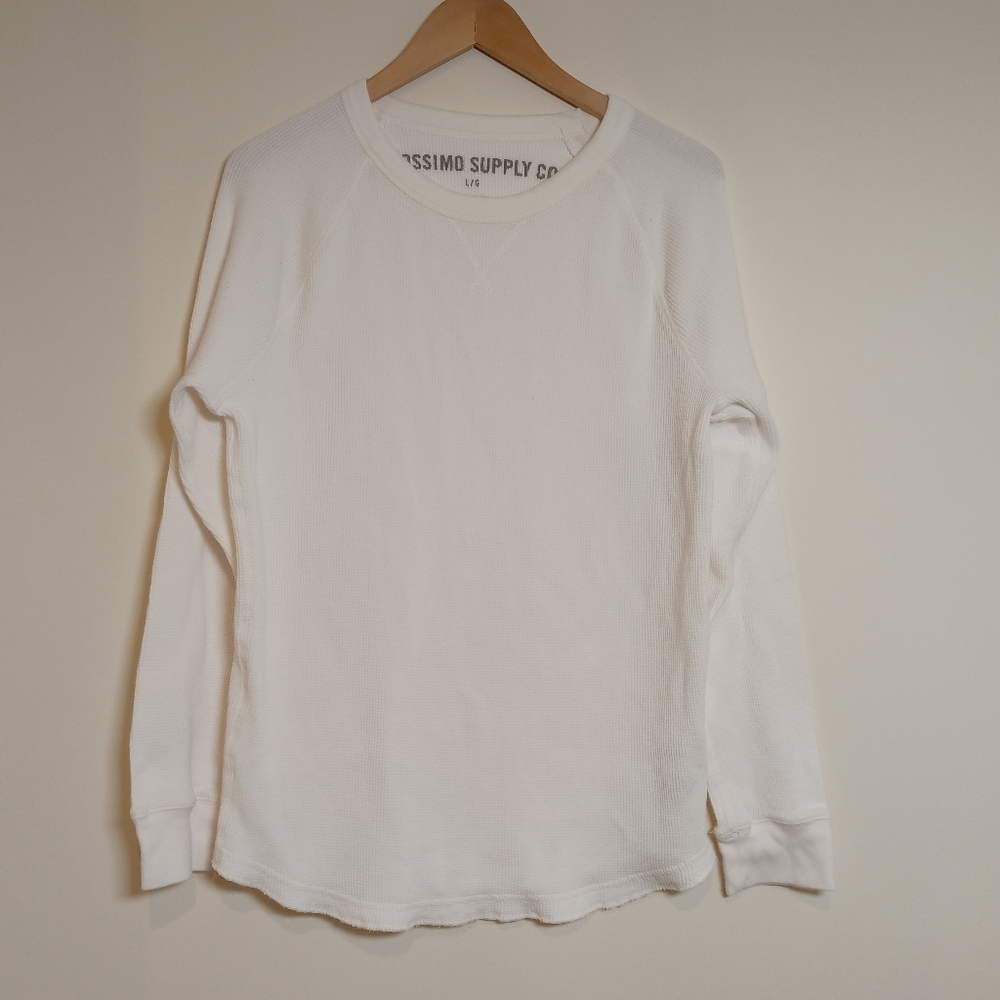 Cotton Thermal Waffle Knit Long John Top